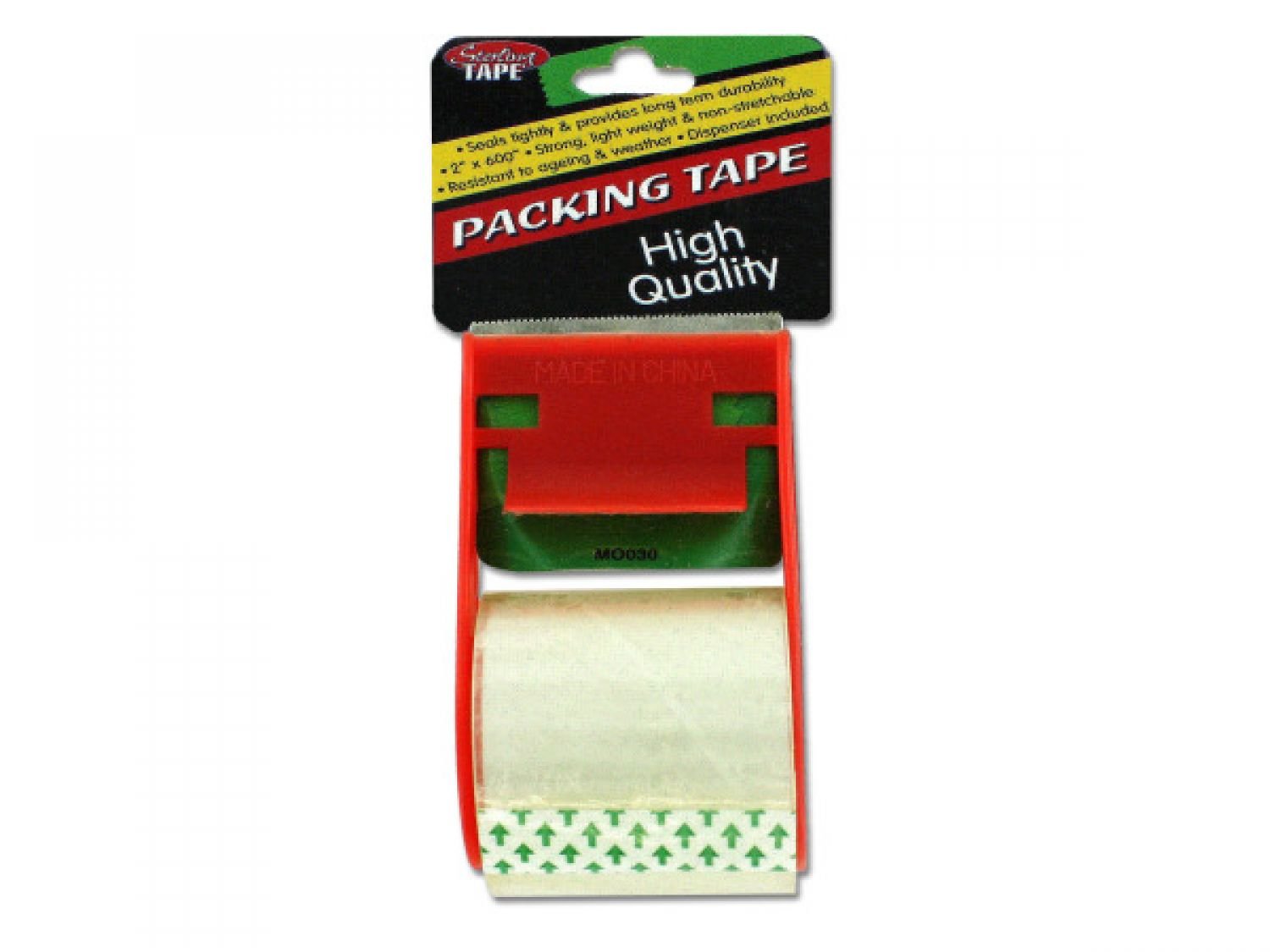 24 Pack Heavy Duty Packing Tape with Dispenser - Strong Adhesive for Shipping, Moving & Storage | School, Office & Home Supplies