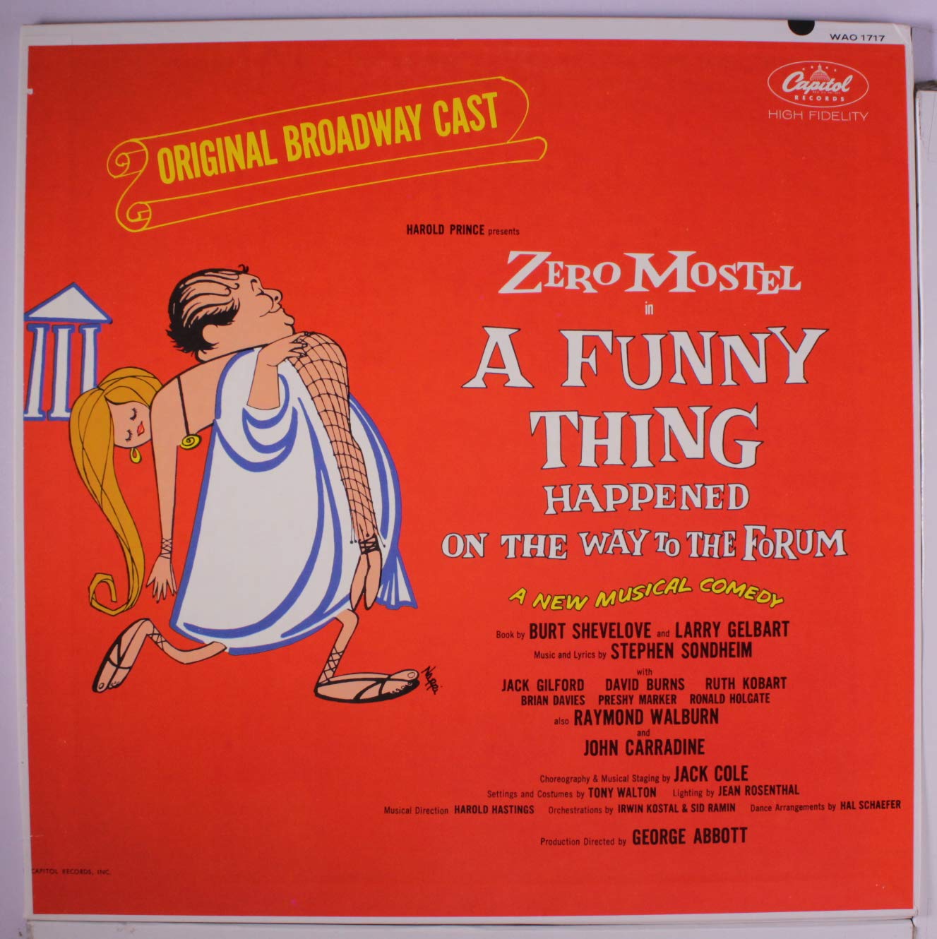 A Funny Thing Happened on the Way to the Forum - Classic Broadway Comedy Musical - Perfect for Theater Lovers, Drama Students & Comedy Fans - Great for Stage Performances, School Plays & Entertainment