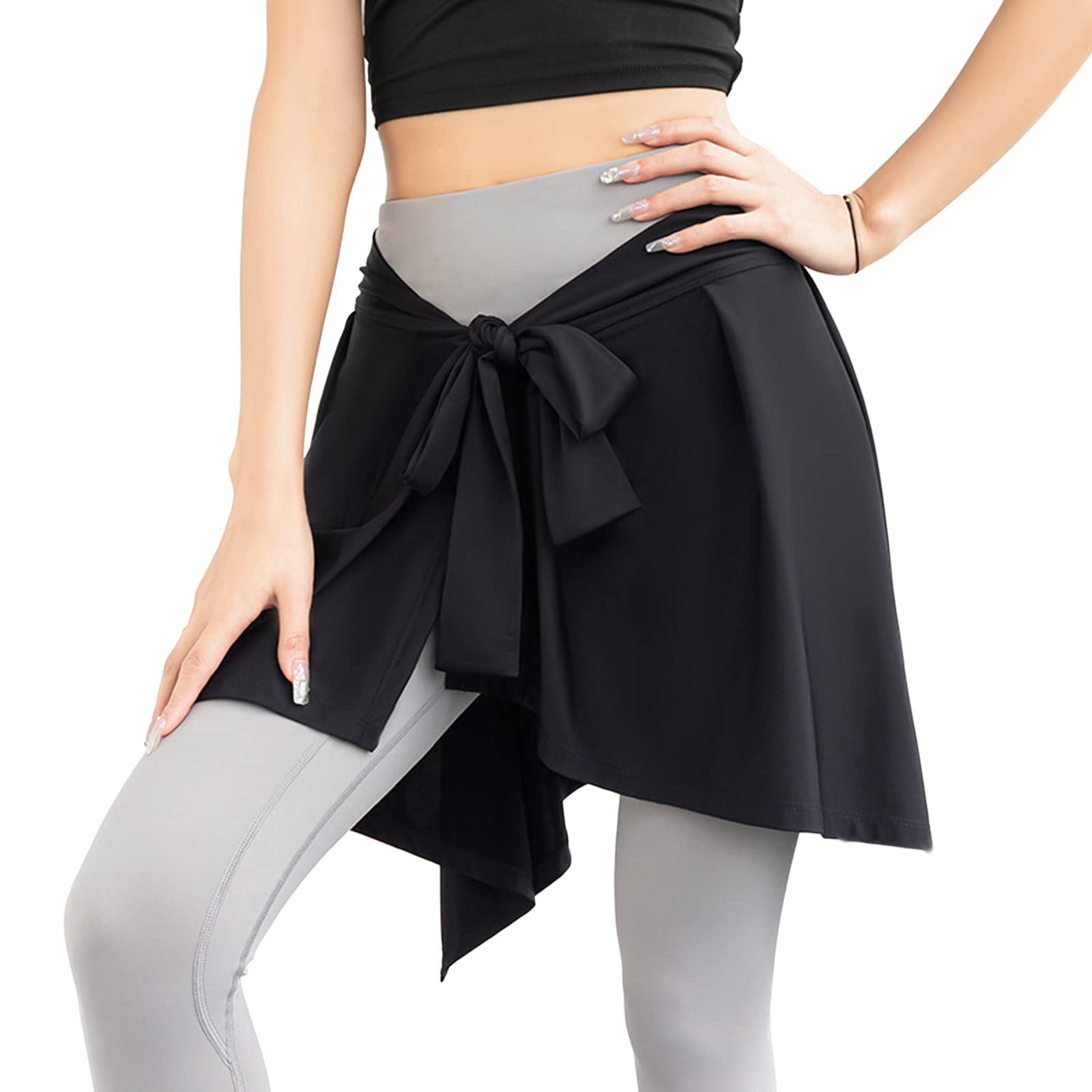 Women's Yoga Ballet Tennis Skirt - Adjustable Wrap Athletic Skirt for Yoga, Running, Dance & Sports | Perfect for Workouts, Gym, Beach Cover-Up & Casual Wear