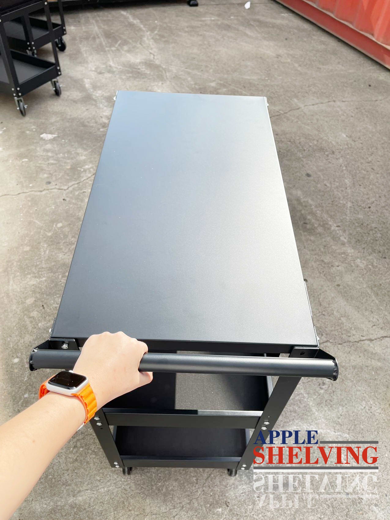 3 Tier Heavy Duty Rolling Cart with Drawer - 50kg Per Tier Capacity - Perfect for Kitchen, Office, Warehouse & Retail Storage
