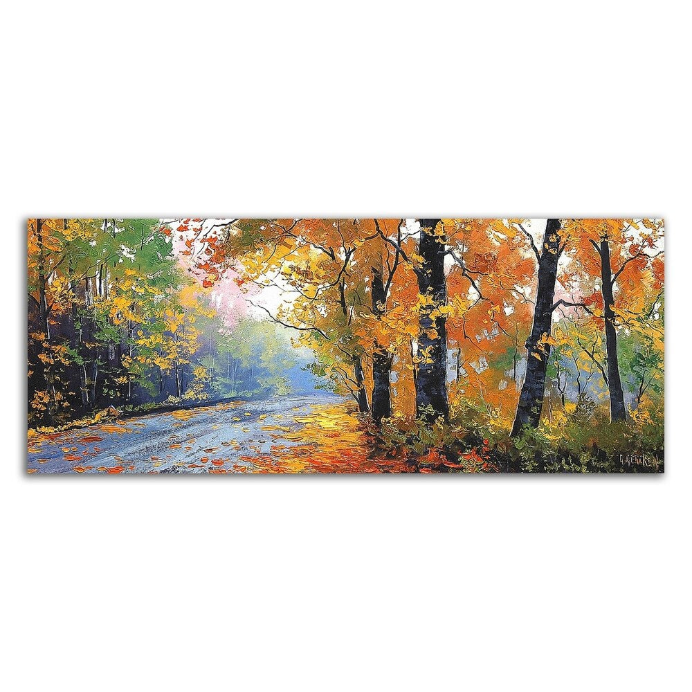 Autumn Backlight by Graham Gercken - Premium Canvas Wall Art Print - Ready to Hang - Perfect for Living Room, Bedroom & Office Decor