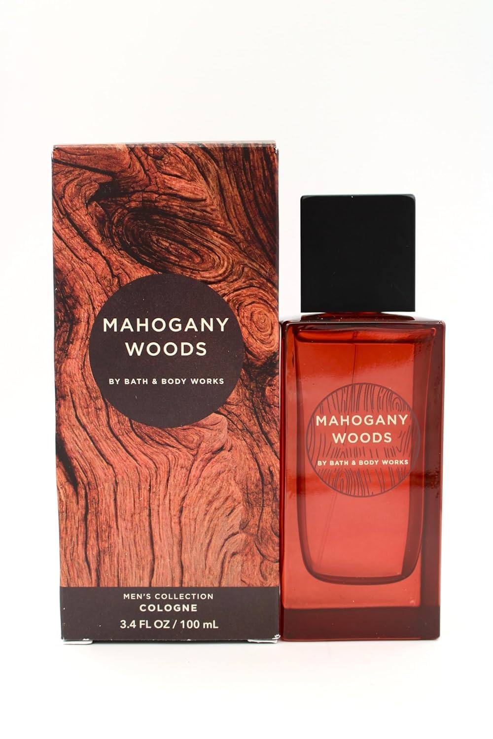 Premium Mahogany Woods Cologne Body Spray for Men - 3.4 fl oz | Long-Lasting Fragrance | Bath & Body Essential | Perfect for Daily Use, Work, Gym & Special Occasions