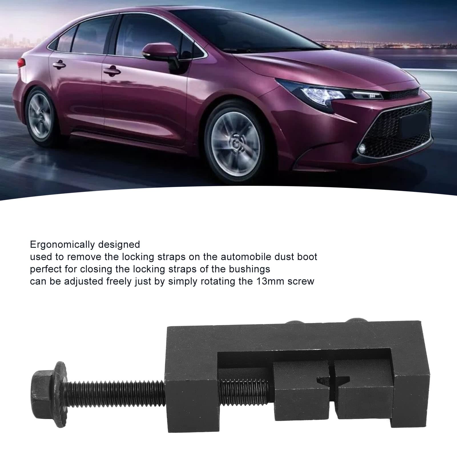 09521-24010 CV Joint Boot Clamp - 20mm Jaw Opening Drive Shaft Clamp Removal Tool for Toyota Camry - Perfect for CV Axle Boot Repair & Maintenance