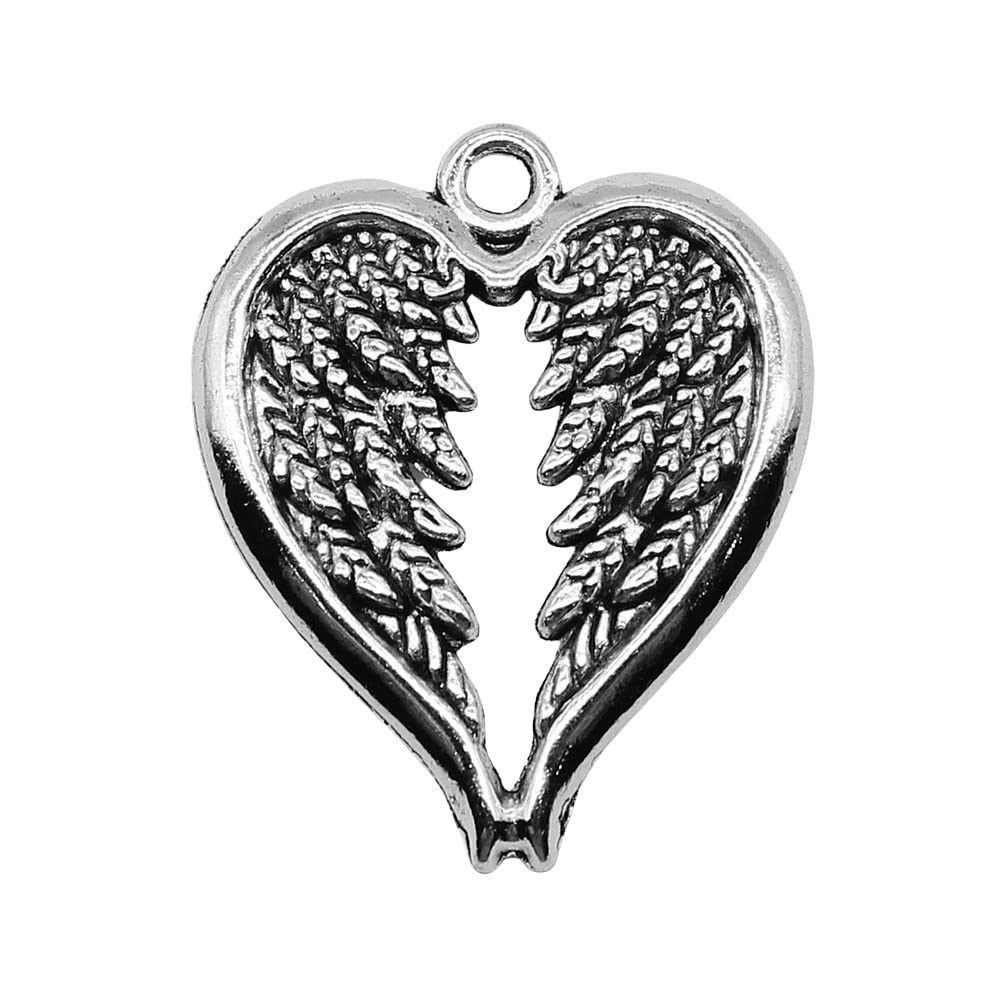 Big Wing Feather Charms for Jewelry Making - DIY Handmade Beads & Craft Supplies - Perfect for Necklaces, Bracelets, and Boho Accessories