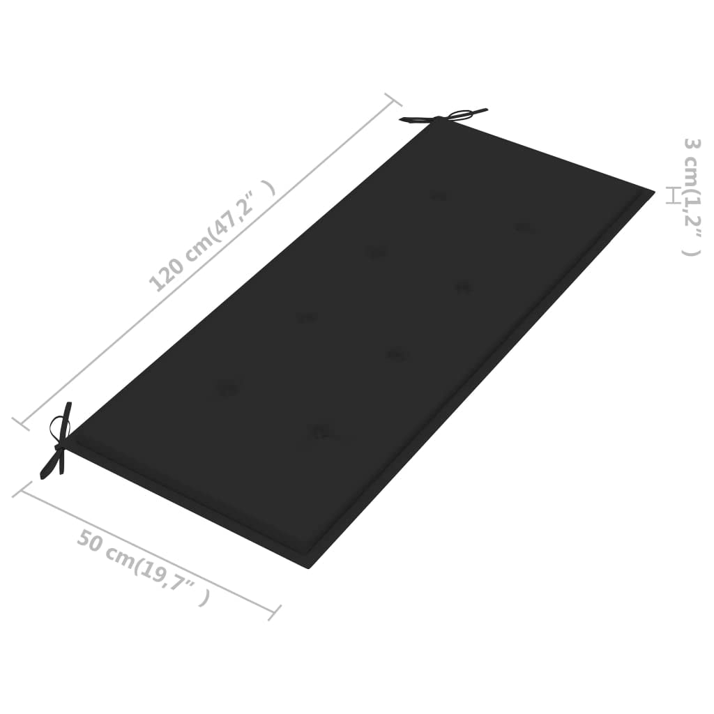 Premium CHARMMA Garden Bench Cushion - 47.2