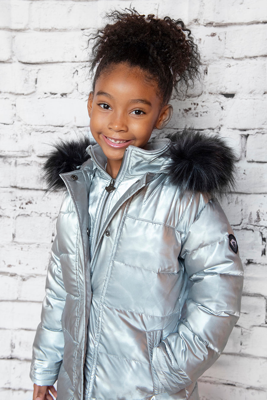 Appaman Cloud Long Down Coat for Girls - Warm Winter Jacket for Outdoor Activities & School