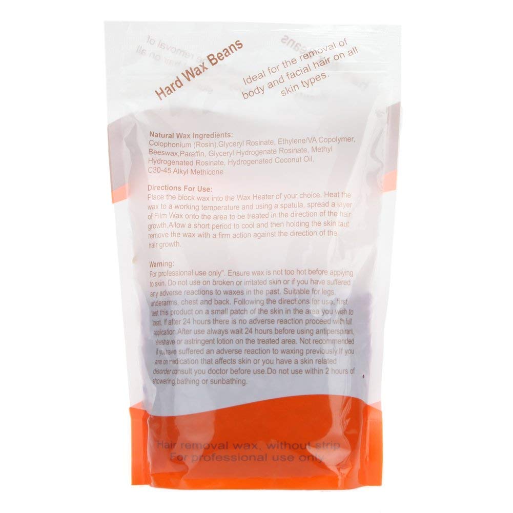 Angelie Hard Wax Beans for Painless Hair Removal - Brazilian Waxing Kit for Face, Eyebrows, Back, Chest, Bikini & Legs - At-Home Hair Removal Wax for Women (100g) - Perfect for Salon-Quality Smooth Skin at Home
