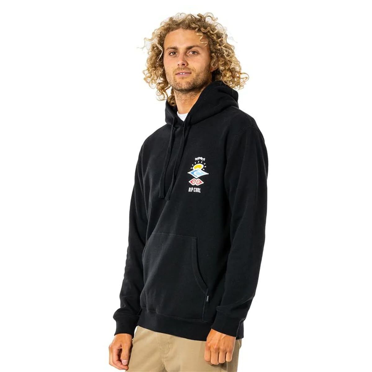 Rip Curl Men's Search Icon Pullover Hoodie - Soft Fleece Sweatshirt for Casual Wear, Surfing & Outdoor Activities