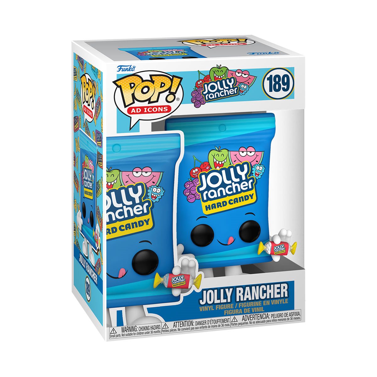 Jolly Rancher Hard Candy Funko Pop! Vinyl Figure #189 - Collectible Candy-Themed Toy for Display & Gifts - Perfect for Candy Lovers & Pop Culture Collectors