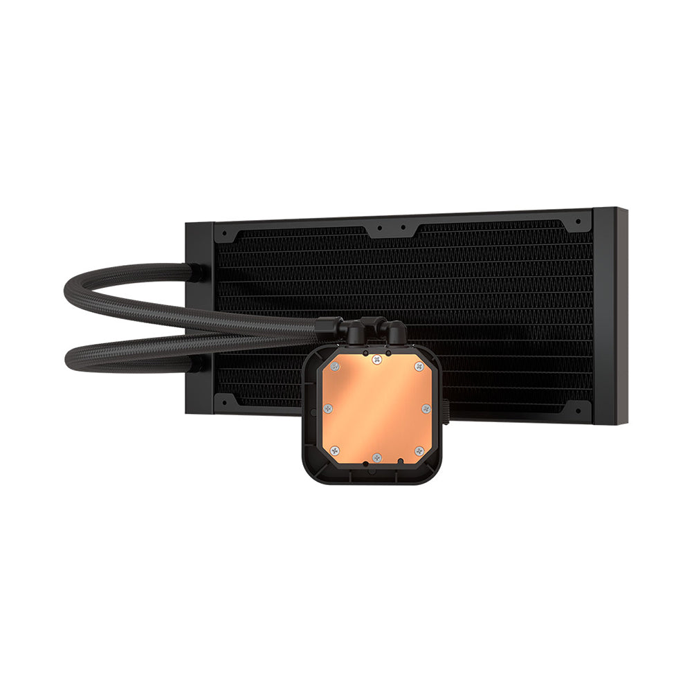 Corsair iCUE H100i ELITE LCD Display Liquid CPU Cooler - 240mm RGB AIO Liquid Cooling System with LCD Screen for PC Gaming and Overclocking - Perfect for High-Performance Gaming PCs and Workstations