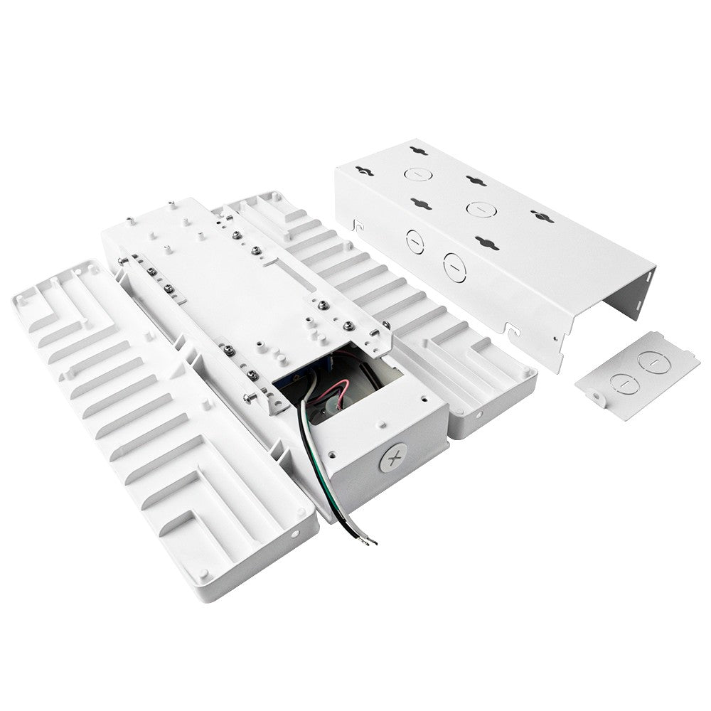 Pavo Series LED Linear High Bay Light Pendant Mounting Box - Durable Hanging Kit for Warehouse, Gym & Industrial Lighting