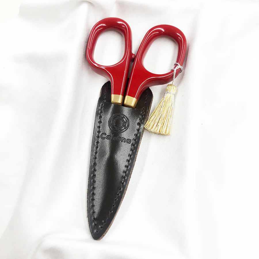 Premium Small Scissors with Lacquered Handles - Sharp Stainless Steel Craft Scissors for Sewing, Embroidery & DIY Projects - Perfect for Fabric Cutting, Paper Crafts & Gift Wrapping