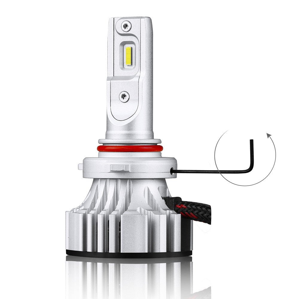 9012 HIR2 LED Headlight Bulbs - Super Bright White DRL Replacement for Halogen Lights - Perfect for Night Driving & Foggy Conditions