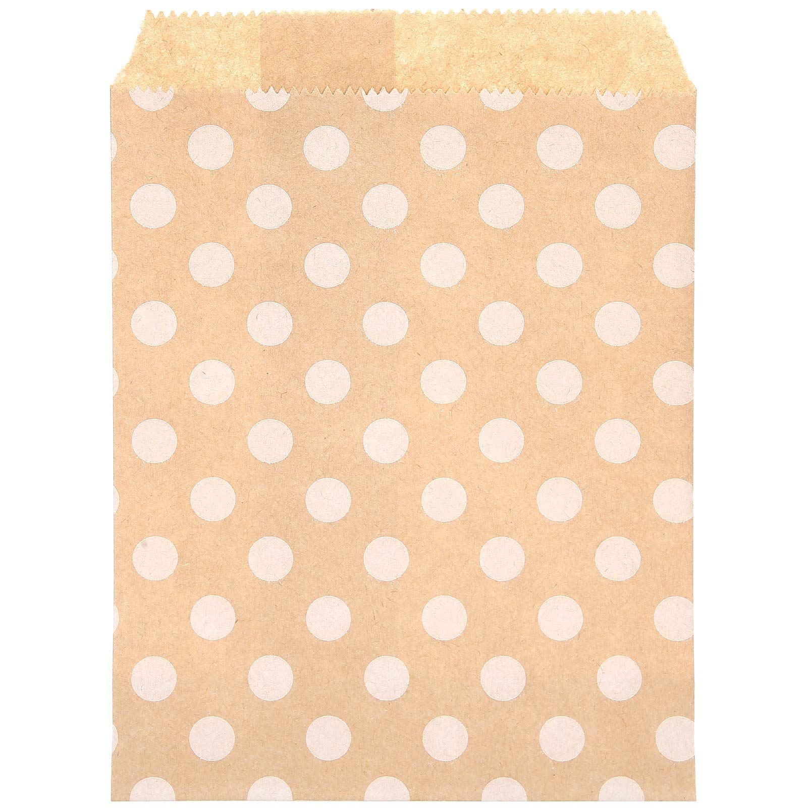Eco-Friendly Kraft Brown Paper Snack Bags - 100 Pack Biodegradable Sandwich Bags for Bakeries, Cafes & Food Trucks | Perfect for Cookies, Pastries & On-the-Go Snacks