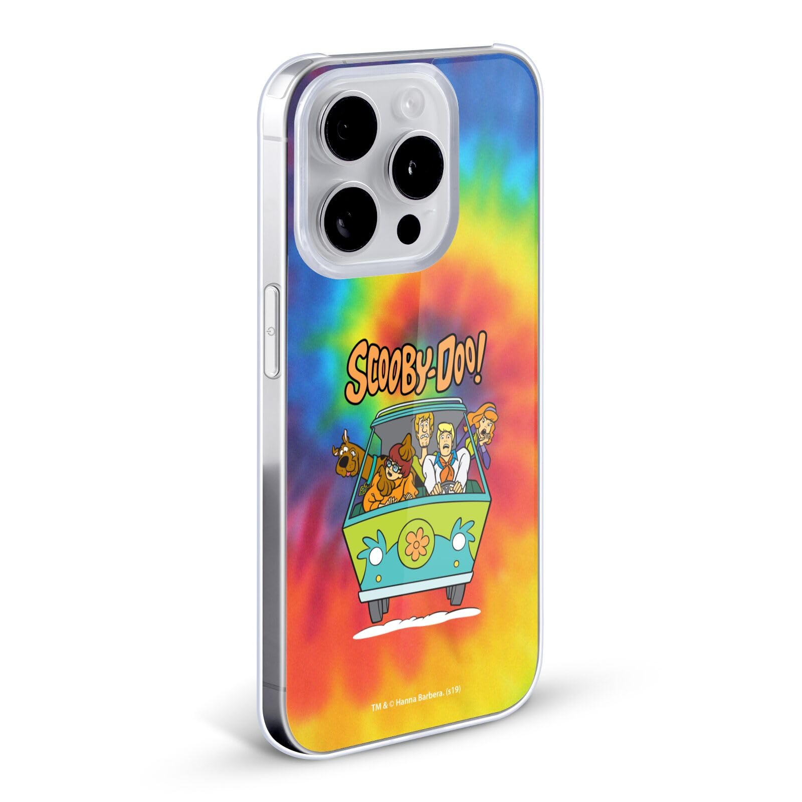 Head Case Designs Scooby-Doo Tie Dye Mystery Inc. Hard Case for iPhone 13 Pro - Durable Protective Cover for Fans & Daily Use