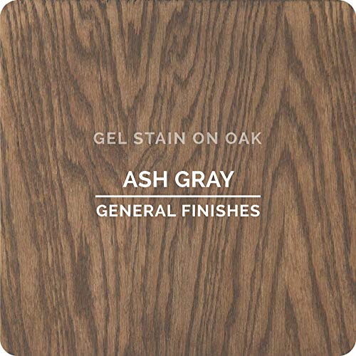 General Finishes Oil Based Gel Stain - 1 Gallon, Ash Gray - Perfect for Wood Furniture, Cabinets & DIY Home Projects