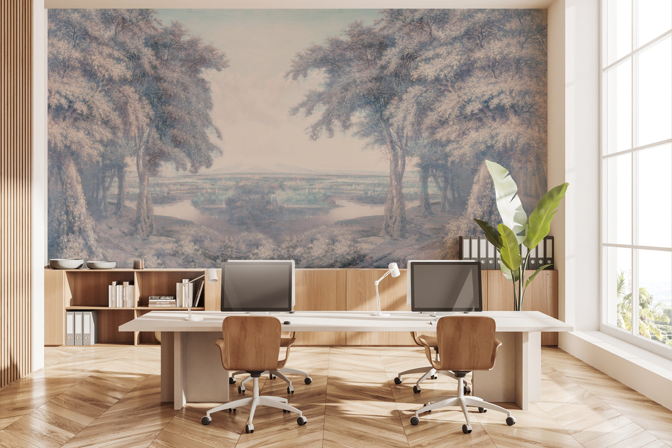 Dutch Master Landscape Wallpaper - High-Quality Peel & Stick Wall Mural for Home & Office Decor | Perfect for Living Rooms, Bedrooms, and Accent Walls