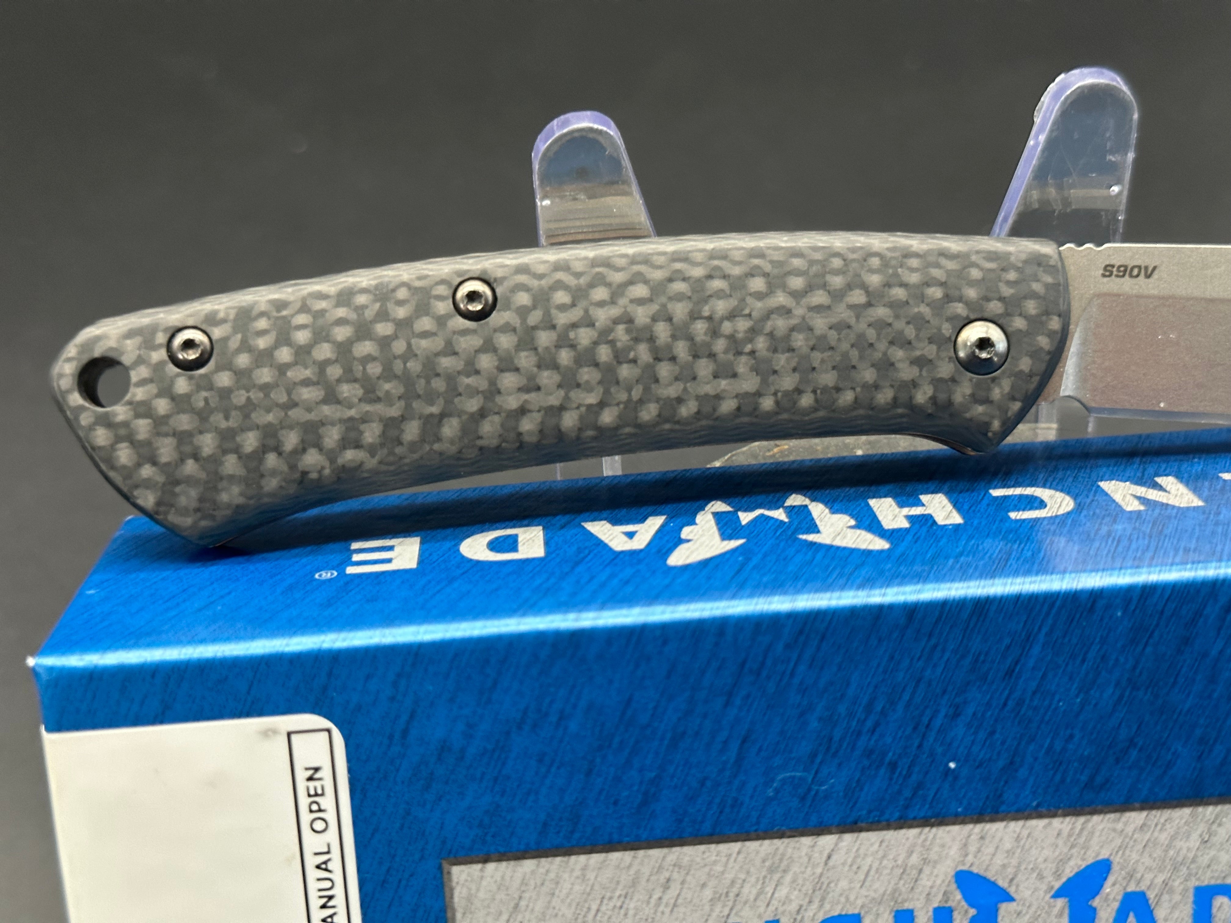 Benchmade Proper Folding Knife - Premium EDC Pocket Knife with Clip Point Blade & Micarta Handles - Perfect for Everyday Carry, Outdoor Adventures & Camping