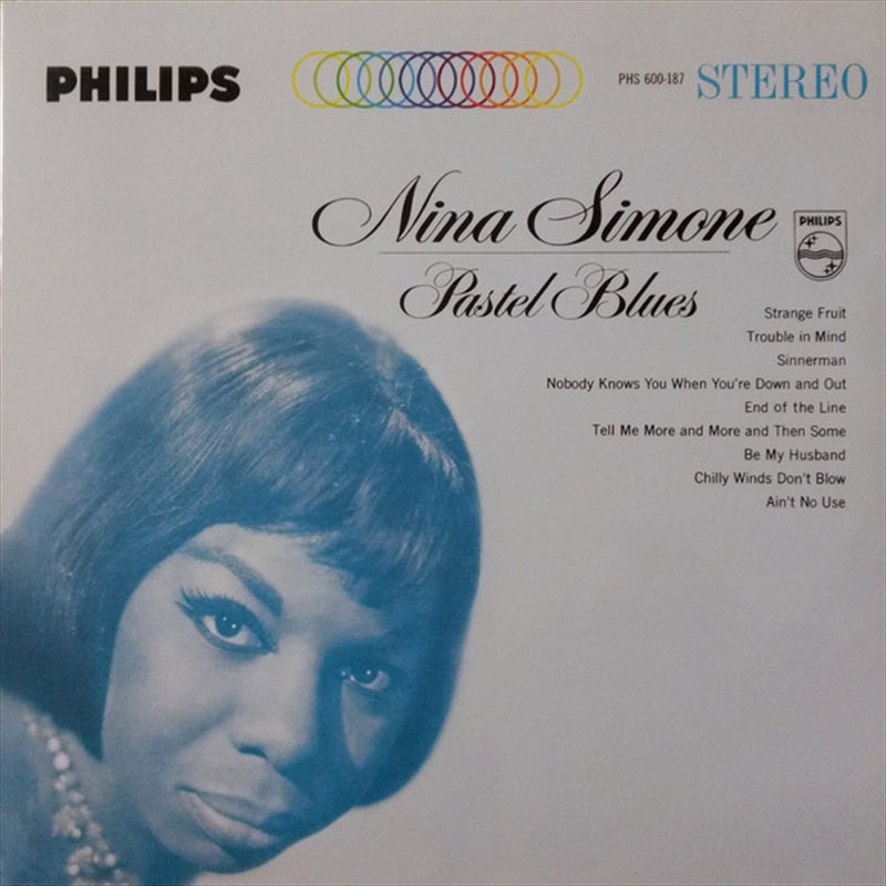 Nina Simone Pastel Blues Vinyl LP Record - Classic Jazz & Blues Music for Relaxing Evenings & Vinyl Collectors
