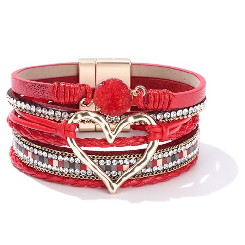 C4:Bangle Bracelets(red)
