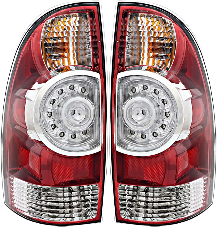 Toyota Tacoma Tail Lights LED Set - Compatible with 2009-2015 Models (Driver & Passenger Side) | Durable Replacement for Improved Visibility & Safety | Perfect for Off-Roading, Night Driving & Custom Upgrades