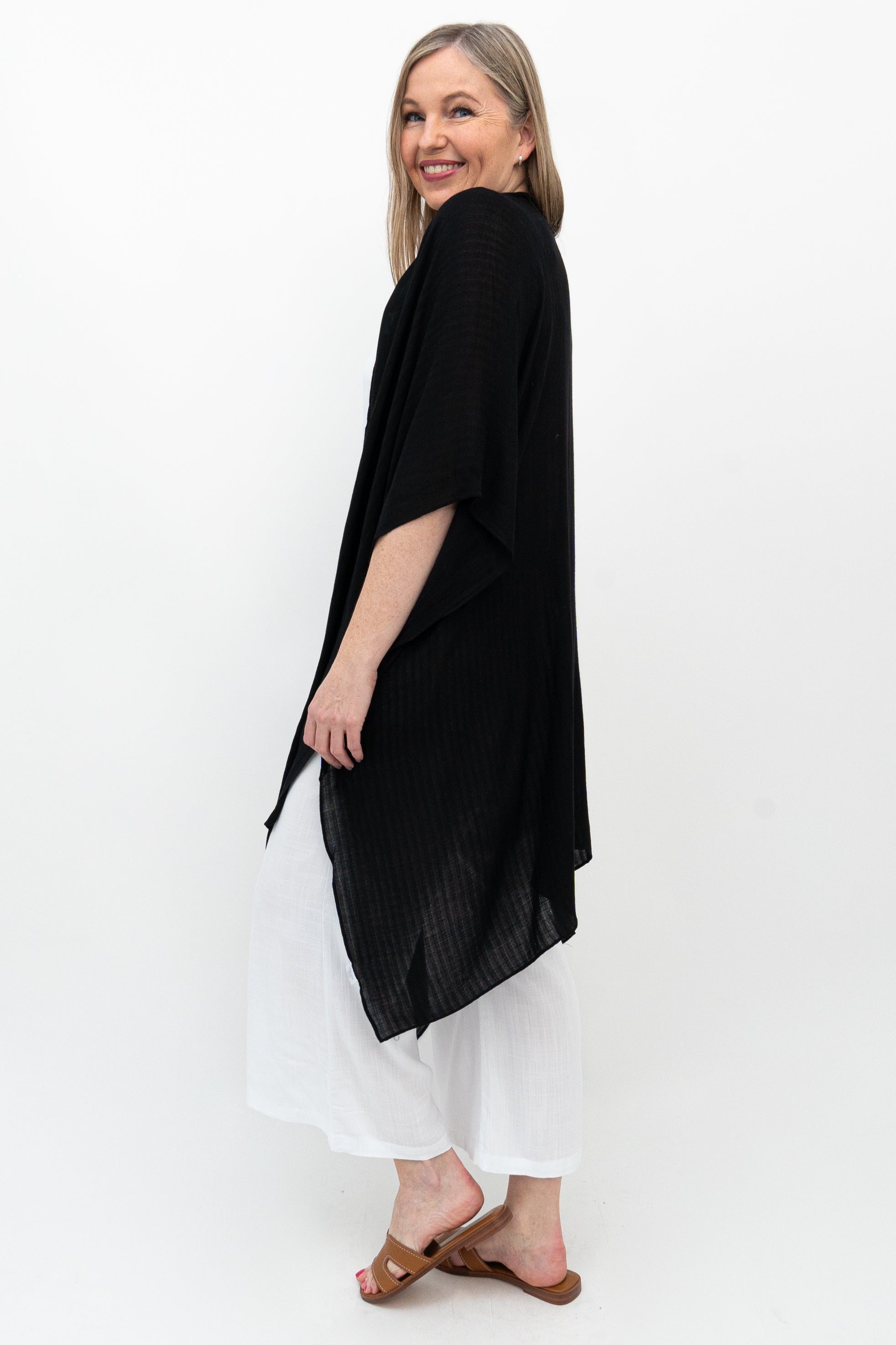 Darcy Black One Size Women's Fashion Top - Perfect for Casual Wear, Office Outfits and Evening Parties