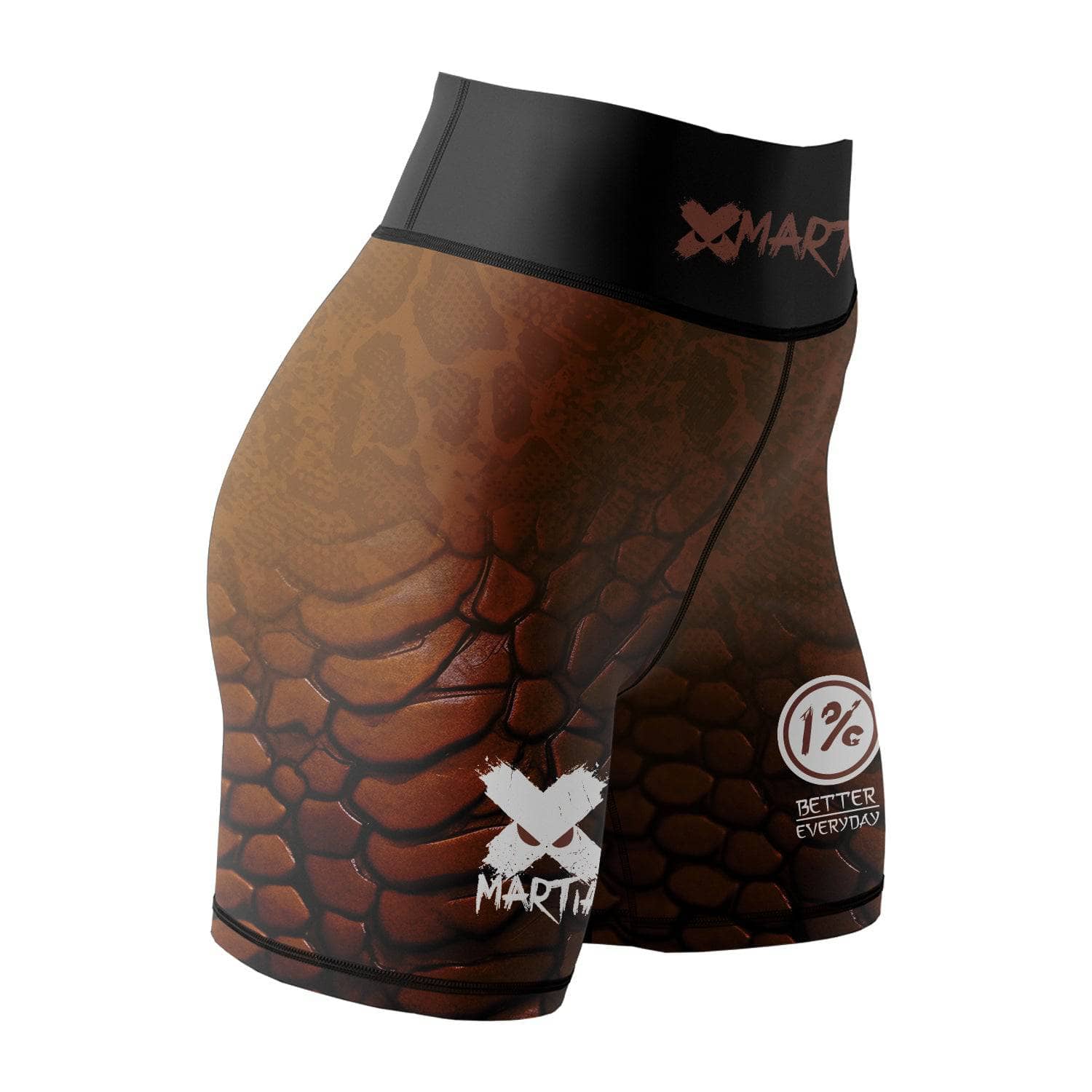 Venomous Women's BJJ Compression Shorts - High Performance Brazilian Jiu-Jitsu Training Shorts for MMA & Grappling - Perfect for Competition & Gym Workouts