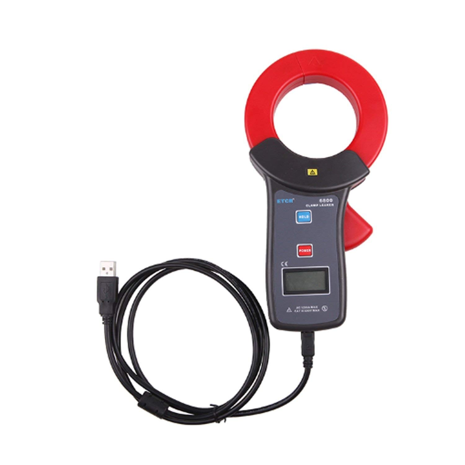 ZXY-NAN High Accuracy Digital Clamp Multimeter 0.00mA-1200A with USB - ETCR6800 Leakage Current Tester for HVAC, Electrical Maintenance & Automotive Diagnostics