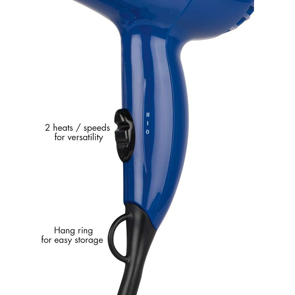 Conair 318XRC Precise Styling 1875 Watt Mid Size Hair Dryer for Salon-Quality Blowouts at Home - Perfect for Daily Styling & Travel
