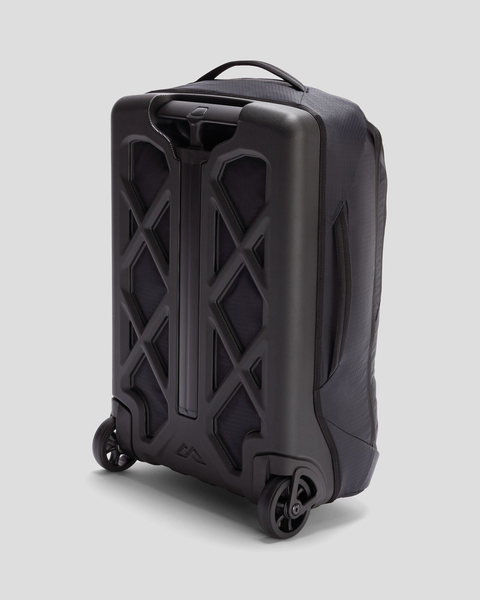Feather Flight Carry On Luggage - Black Stingray Pattern Lightweight Suitcase for Travel & Business Trips
