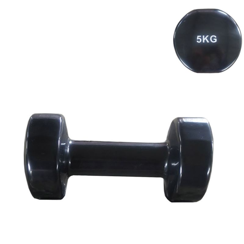 Premium Vinyl Dumbbell Set (5-50 lbs) - Home Gym Equipment for Strength Training & Weight Lifting - Perfect for Home Workouts, CrossFit & Fitness Enthusiasts