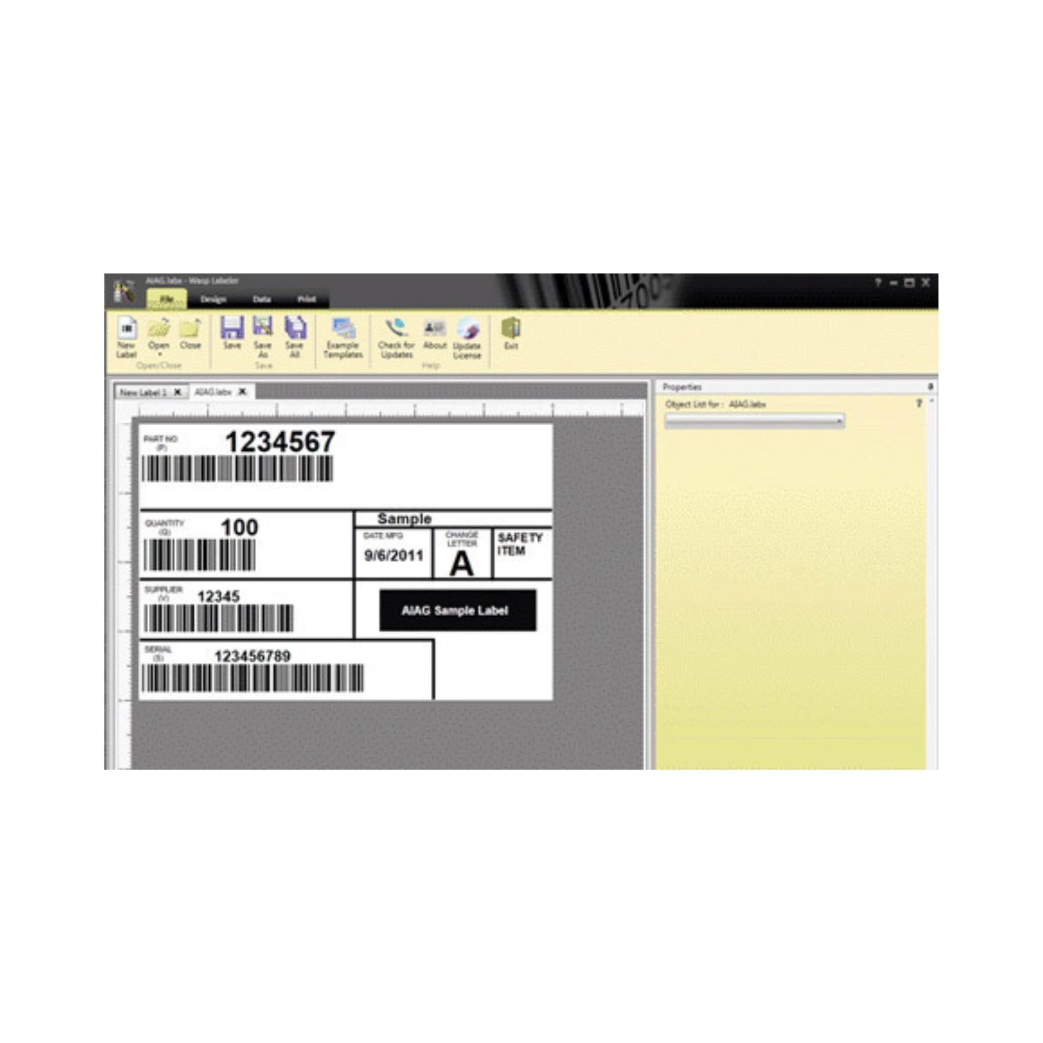 Wasp WaspLabeler + 2D Barcode Design Software - Create Professional Labels for Retail, Warehousing & Inventory Management
