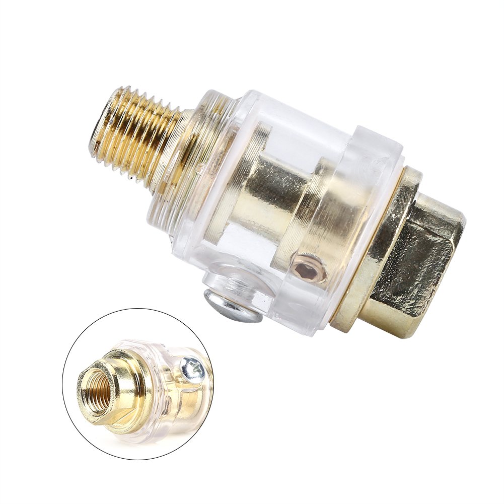 Automatic Inline Pneumatic Air Tool Oiler - Mini Lubricator for Air Compressor & Pneumatic Tools | Perfect for Nail Guns, Impact Wrenches & Air Drills