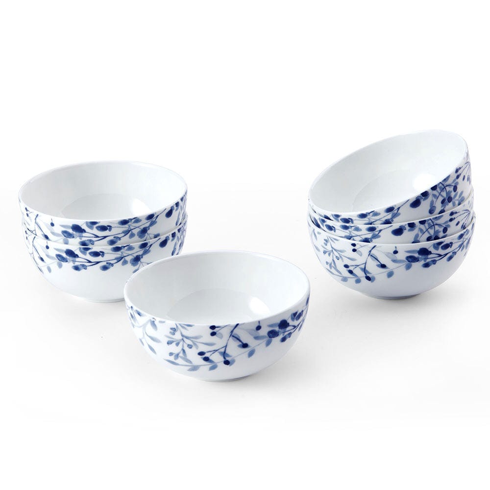Taryn Set of 6 Fruit Bowls - Premium Melamine Serving Bowls for Fruits, Salads, Snacks - Perfect for Kitchen, Dining Table & Party Serving