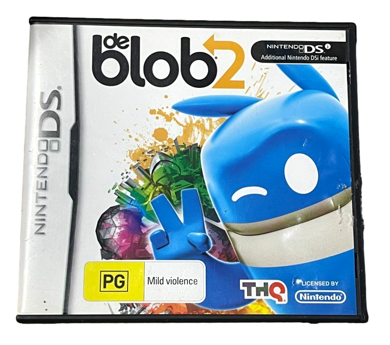 De Blob 2 Nintendo DS 2DS 3DS Game - Complete Pre-Owned Edition | Fun Puzzle Adventure for Kids & Adults | Perfect for Travel & Family Game Nights