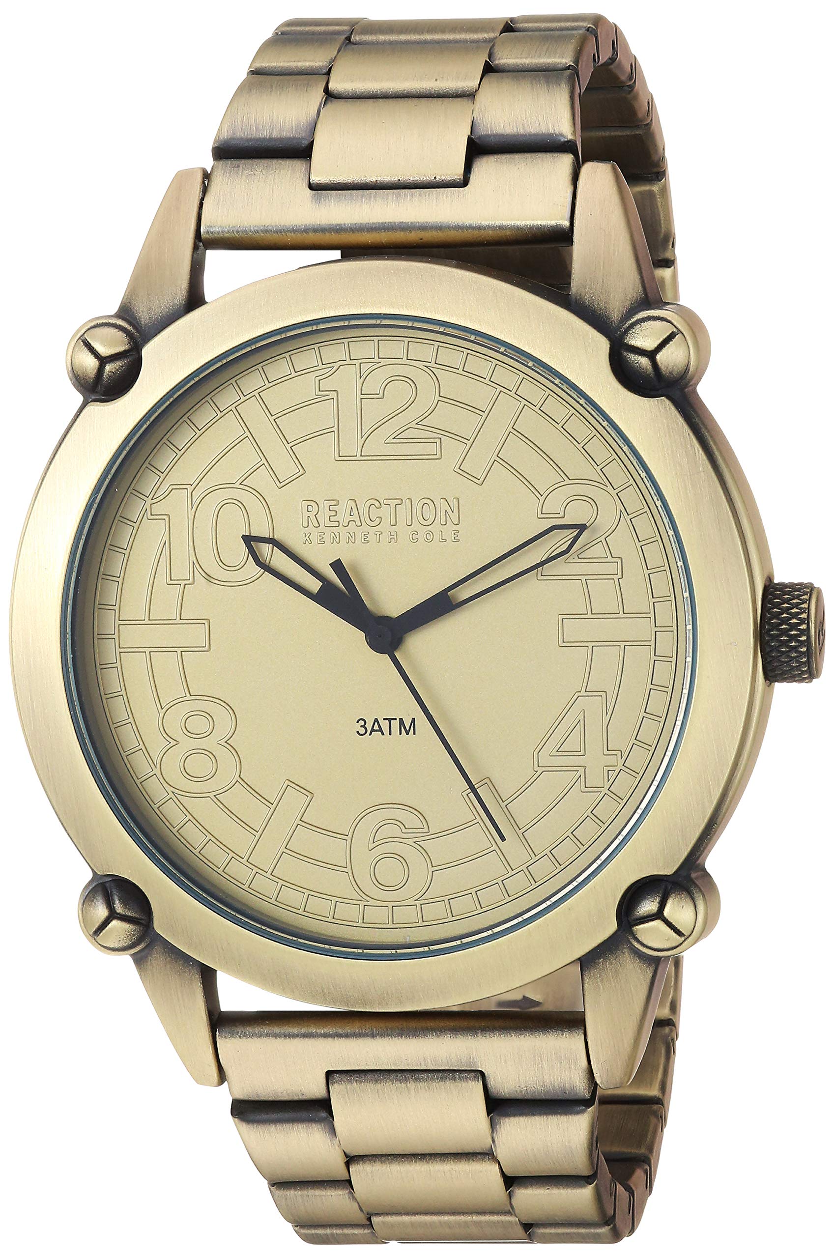 Kenneth Cole New York Men's Gold-Tone Stainless Steel Quartz Watch - RK50806001 | Elegant Dress Watch for Business, Formal Events & Everyday Wear