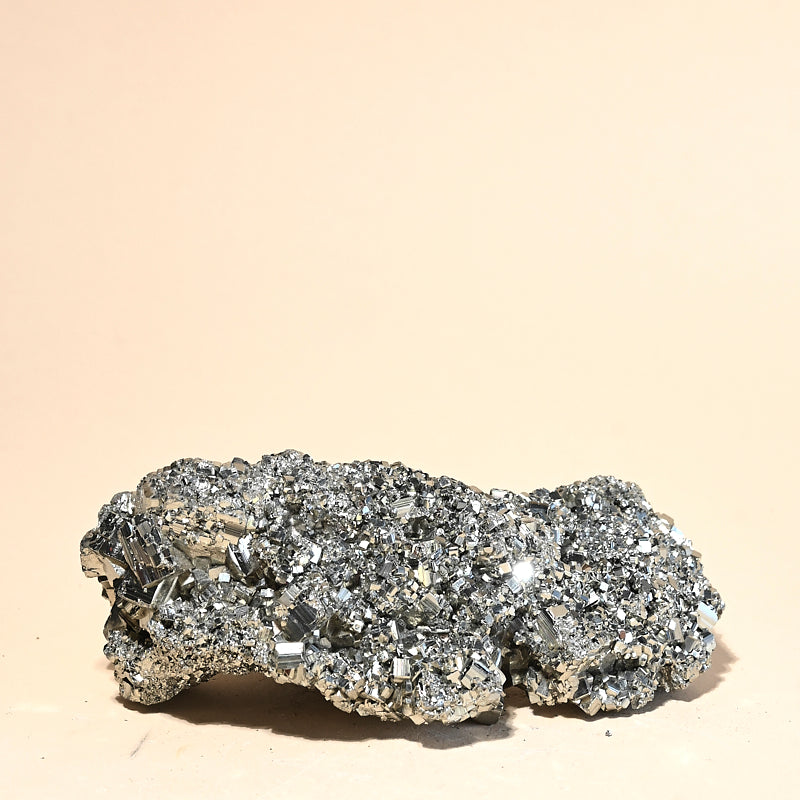Natural Pyrite Cluster - 2.6lbs Raw Mineral Specimen for Home Decor, Crystal Healing & Gift Ideas | Perfect for Meditation, Feng Shui & Mineral Collection