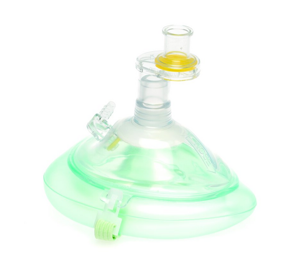 Portable Pocket Mask with Oxygen Inlet - Emergency CPR Face Shield for First Aid, Outdoor & Travel Safety (No Case Included)