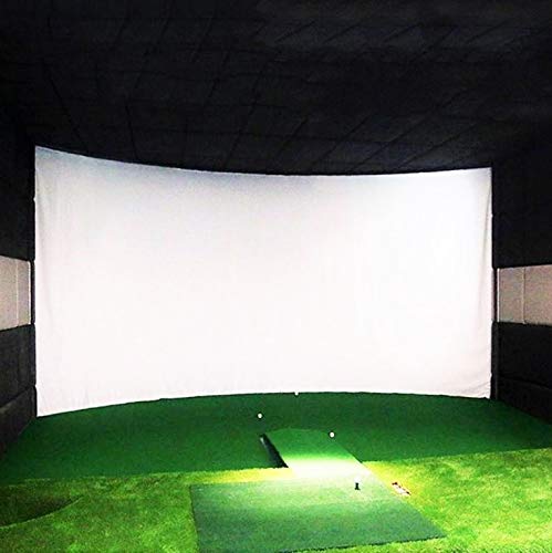 Terakart Indoor Golf Simulator Impact Screen - Large Projection Screen for Home Golf Training | Perfect for Beginners & Home Practice | Enhance Your Swing Accuracy in Any Weather