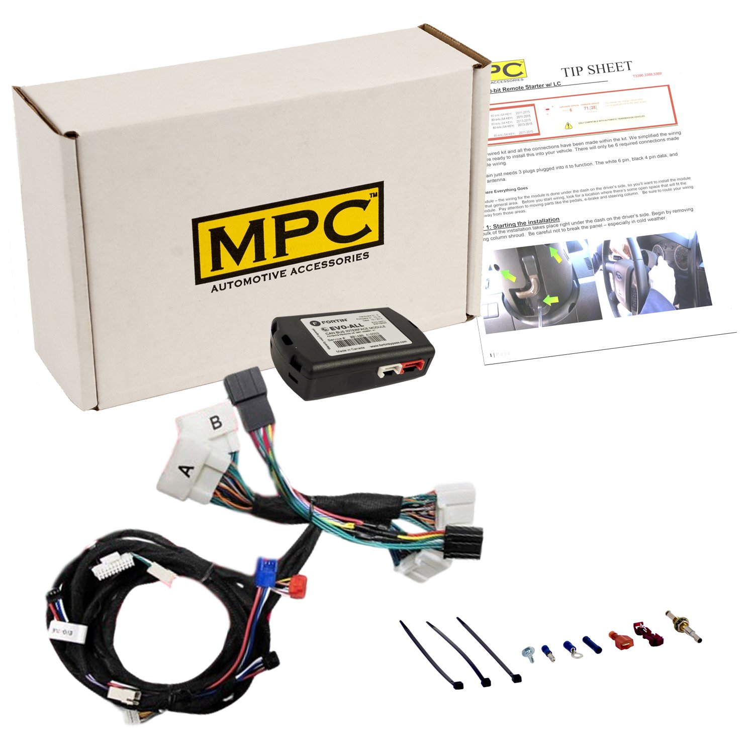 MPC Plug N Play Remote Start Kit for 2020-2021 Toyota Tundra - 2 Long Range Remotes (1500 ft) - Easy Install T-Harness - 24/7 US Tech Support - Perfect for Cold Mornings & Secure Parking