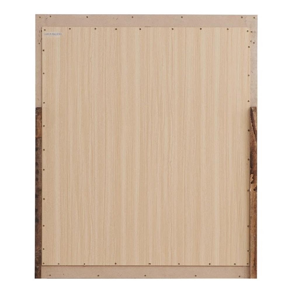 Glory Furniture Magnolia Wood Veneer Full-Length Bedroom Mirror - Gray & Brown Finish | Elegant Wall Mirror for Bedroom Decor, Dressing Area & Entryway
