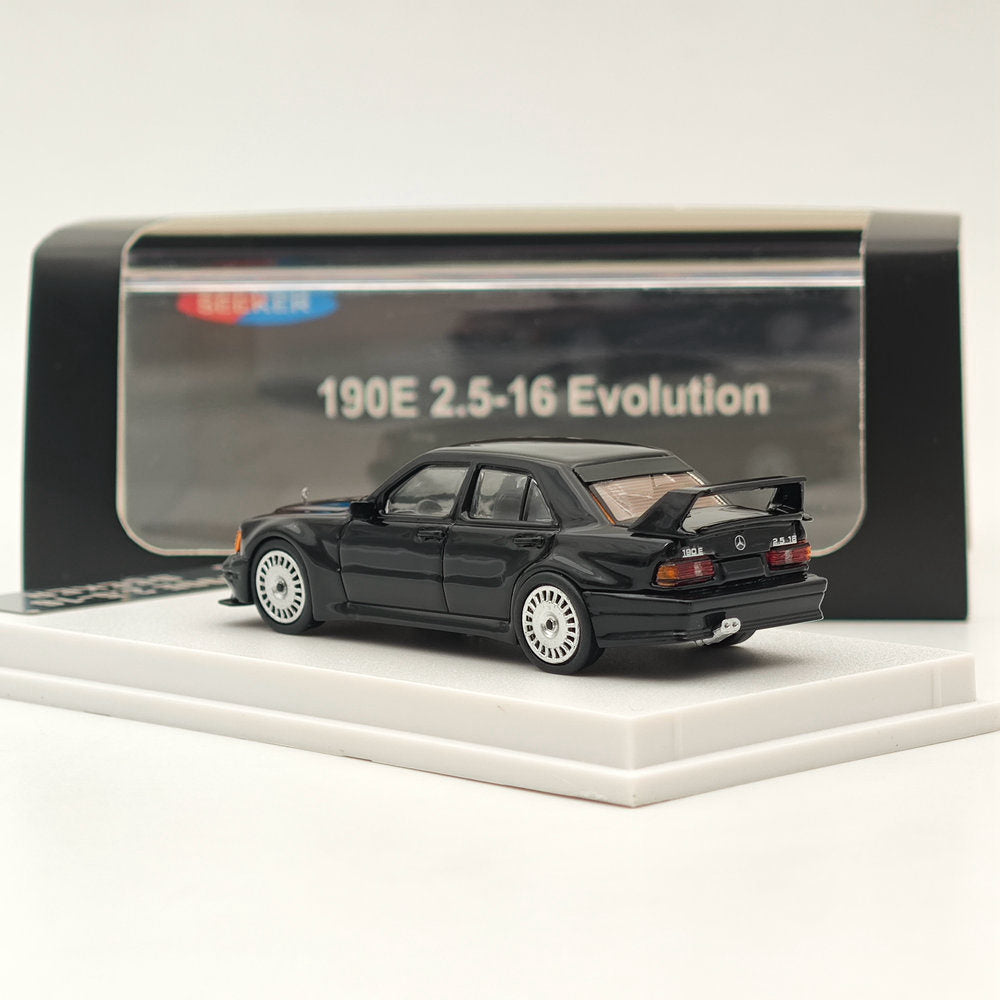 1:64 Mercedes Benz 190E 2.5 16 Evolution Diecast Model Car - Collectible Toy Vehicle for Adults & Kids - Perfect for Display, Gifts, and Racing Enthusiasts (Office Desk Decor, Birthday Present, Car Show Display)