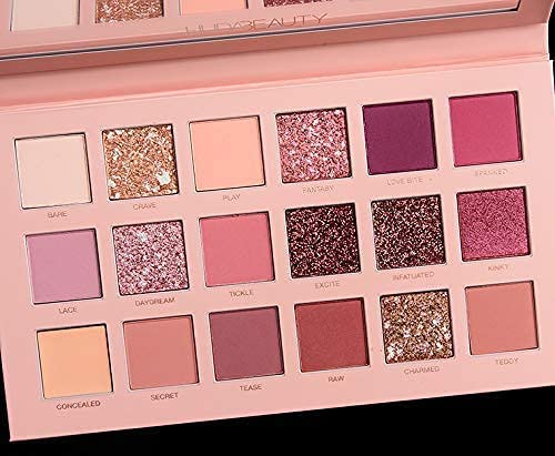 Fozzby Complete Eye Makeup Kit - Eyeshadow Palette, Black Eyebrow Pencil, Liquid Eyeliner, Mascara & 5 Pairs False Eyelashes (9-Piece Set) for Party, Wedding & Daily Makeup Looks