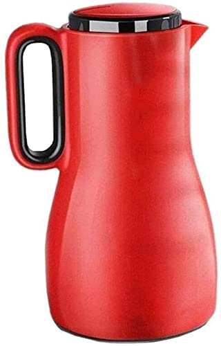 Premium Vacuum Insulated Coffee Carafe - 34oz Thermal Carafe with Glass Liner, Portable Hot Water Jug for Home & Office - Perfect for Coffee, Tea & Hot Beverage Storage - Durable Stainless Steel Construction by WARRIO