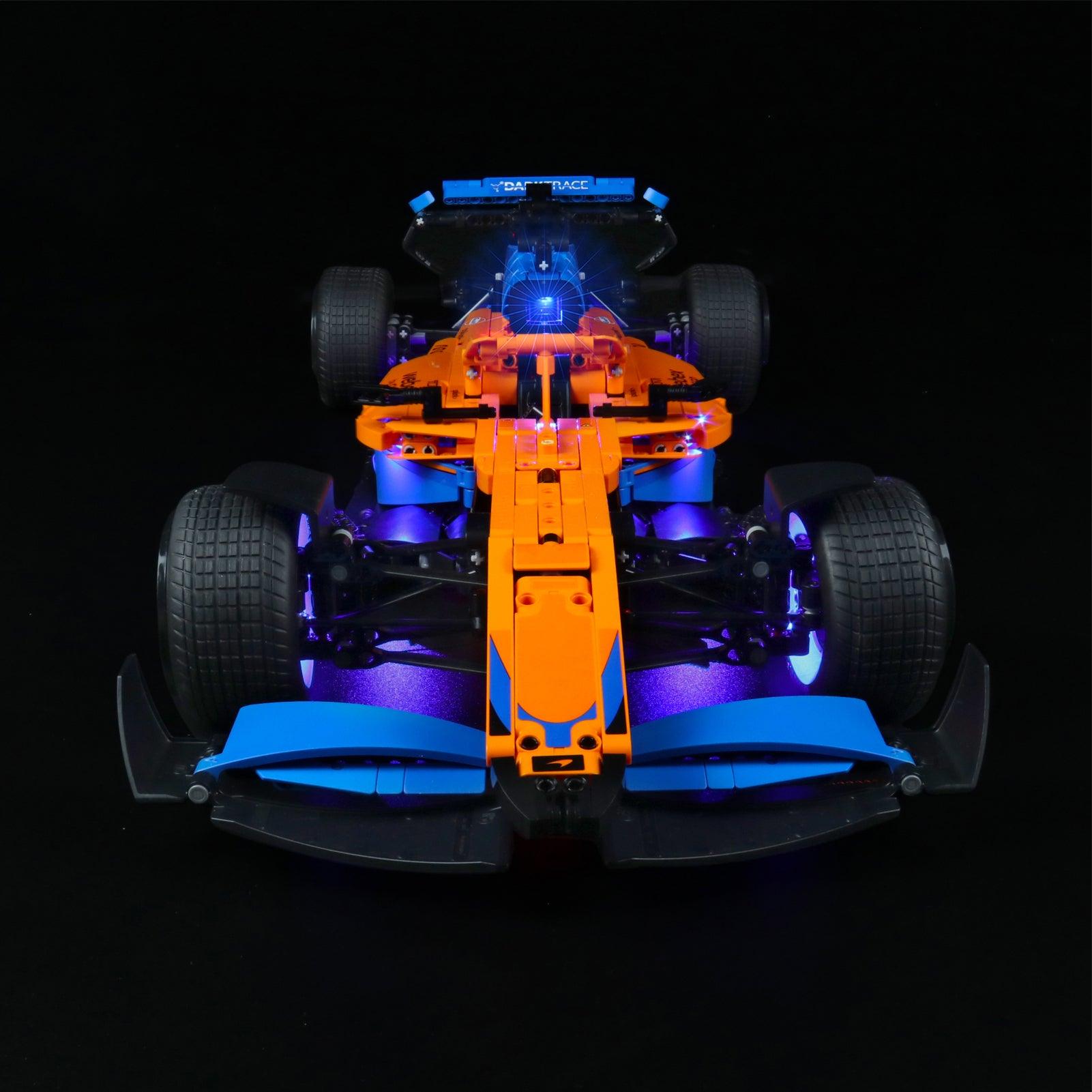 LEGO Technic McLaren Formula 1 Race Car 42141 Light Kit - Upgrade Your Model with Realistic LED Lighting for Display & Nighttime Racing Scenes