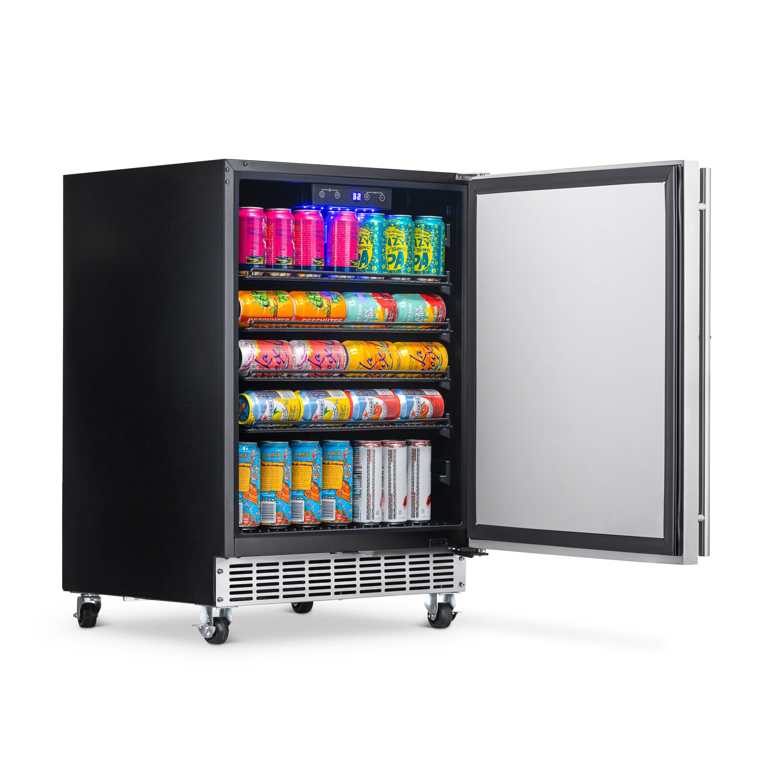 Newair® 160 Can Outdoor Built-In Beverage Refrigerator - Perfect for Patio, Poolside, and Outdoor Entertaining