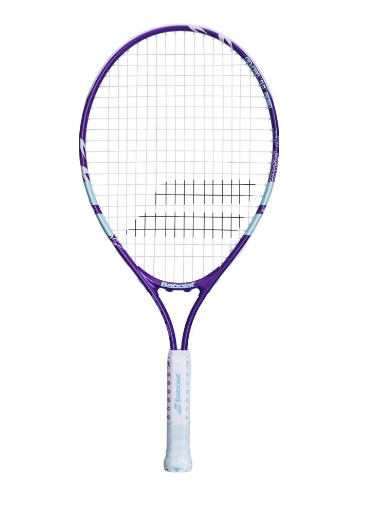 Babolat B'Fly 23 Prestrung Junior Tennis Racquet for Kids - Lightweight Purple Youth Tennis Racket - Perfect for Beginners & Junior Tennis Training