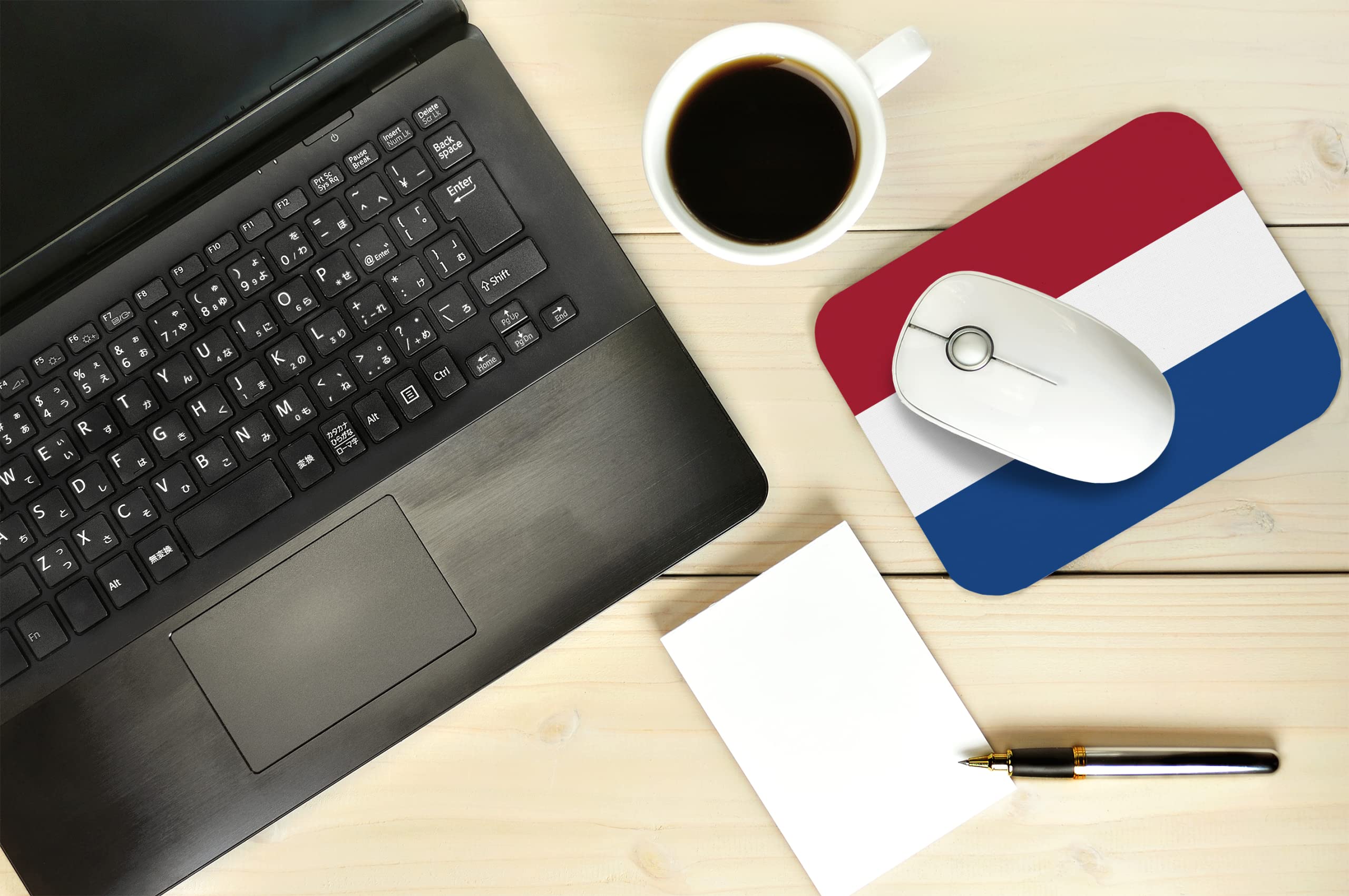 Netherlands Flag Mouse Pad - Non-Slip Rubber Base, Smooth Surface for Gaming & Office Use - Perfect for Dutch Fans, PC & Laptop Accessories