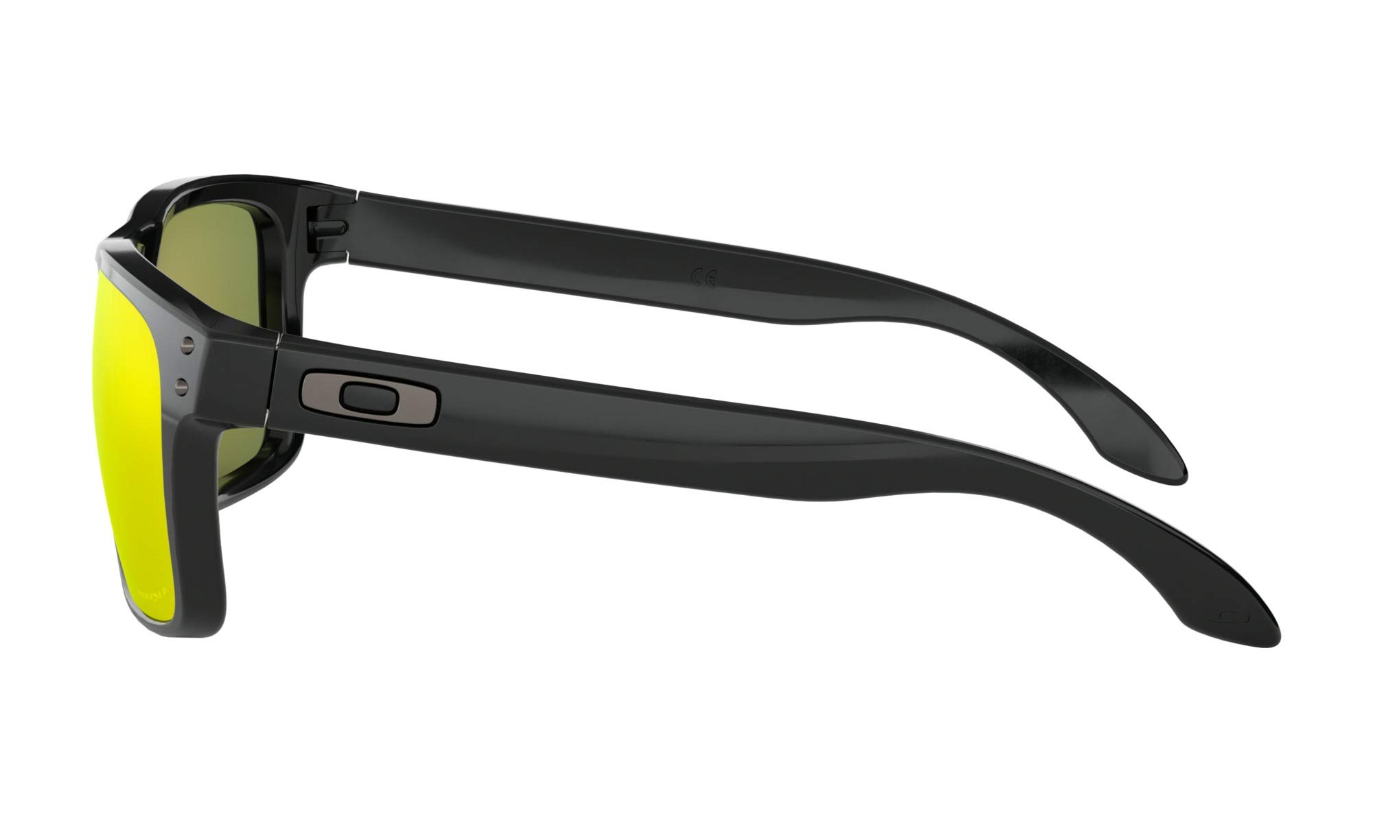 Oakley Holbrook Polarized Sunglasses - Polished Black Frame with Prizm Ruby Lens (57mm) OO9102-F155 - Perfect for Outdoor Sports, Driving & Everyday Wear