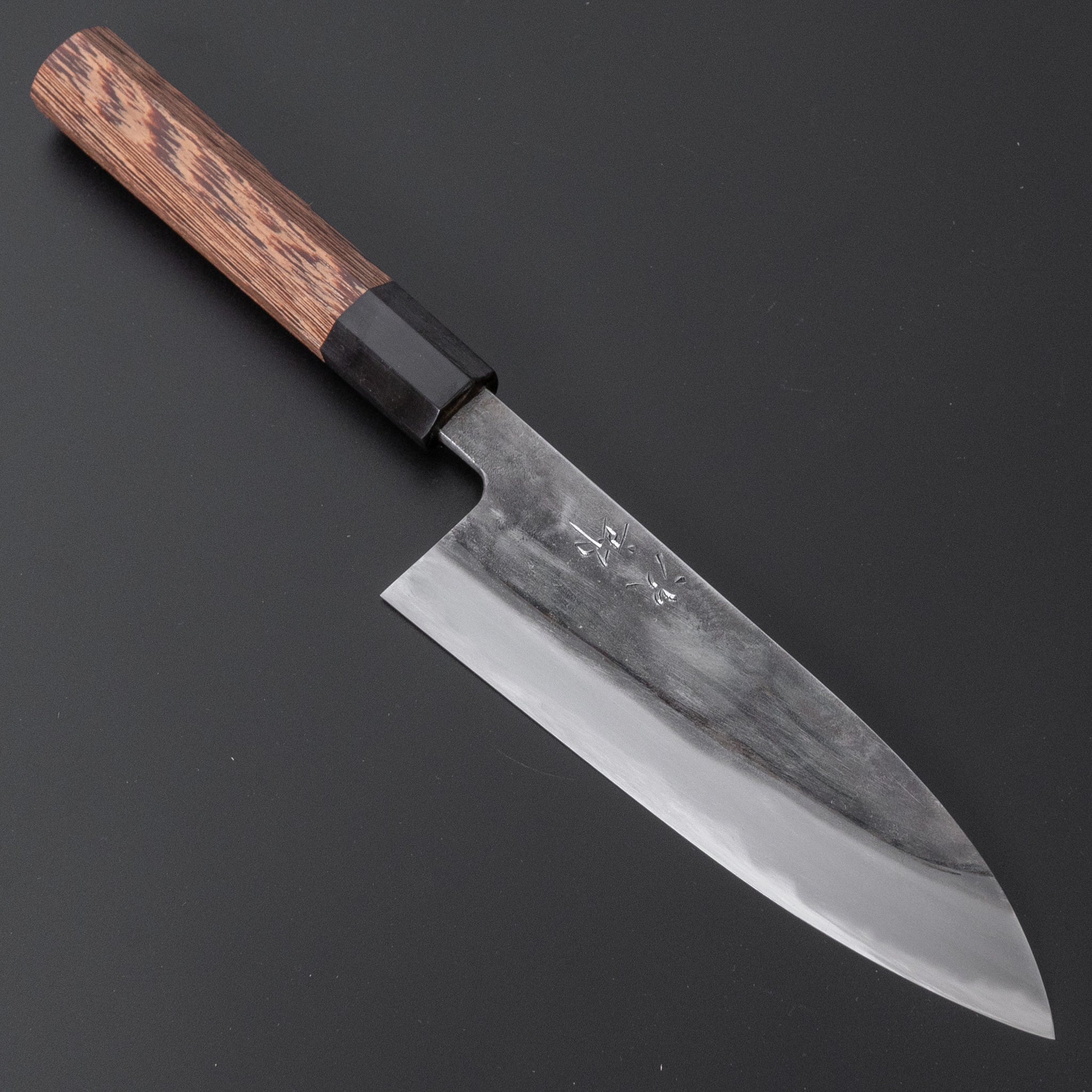 Premium Jiro Tsuchime Petty Knife 150mm - Japanese High Carbon Steel Blade with Taihei Tagayasan Handle (#312) - Perfect for Sushi, Vegetables & Precision Kitchen Tasks